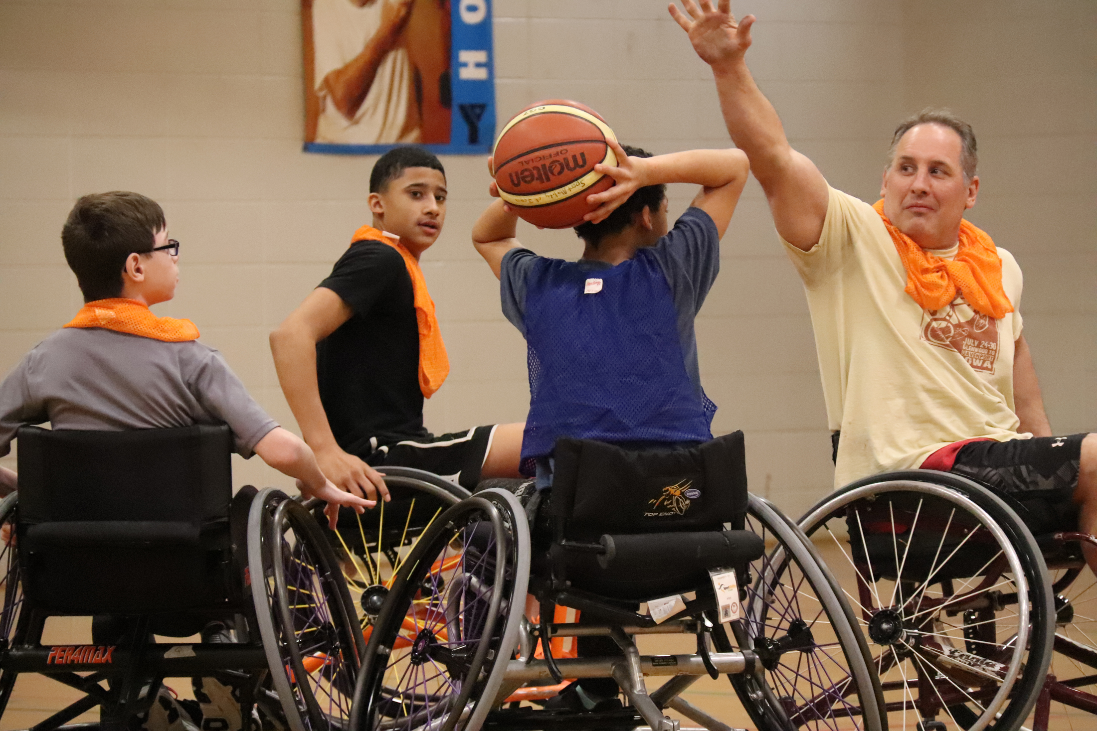 Wheelchair basketball comes to Charles City Family YMCA