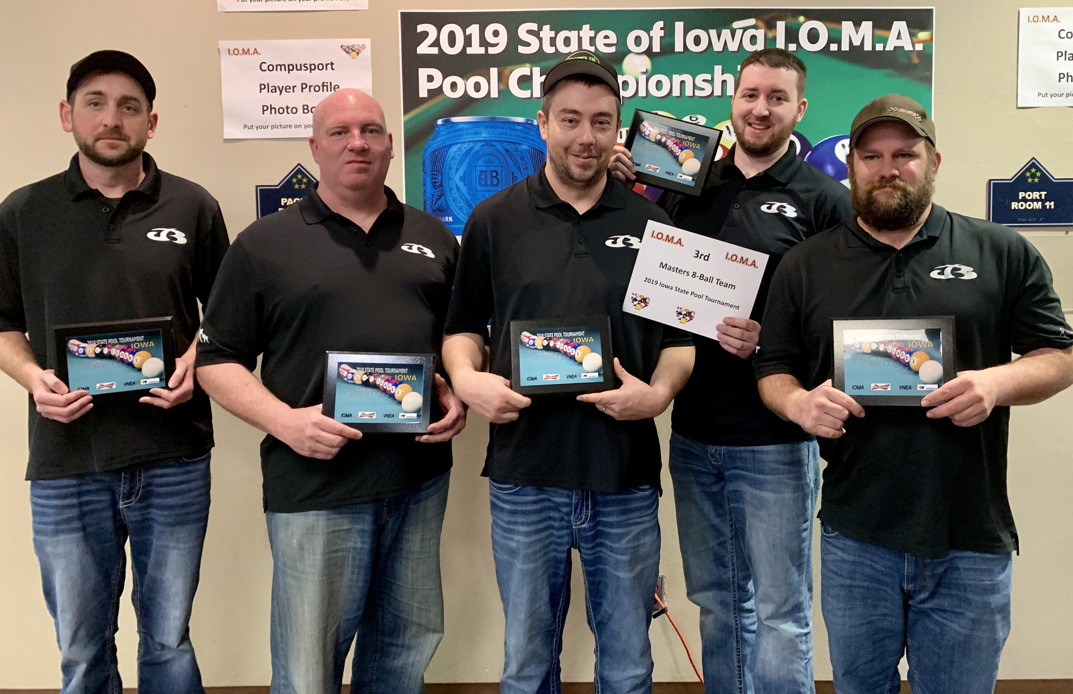 Hots Shots takes 3rd in Masters 8-Ball Team division at State Pool Championships