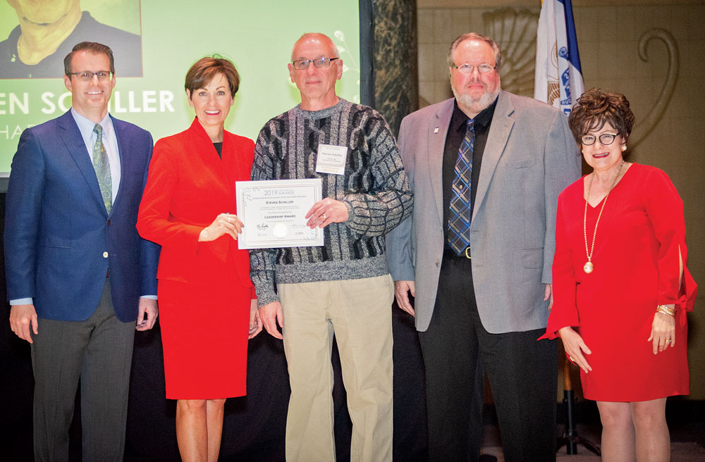 Schiller honored at annual Main Street Iowa awards celebration