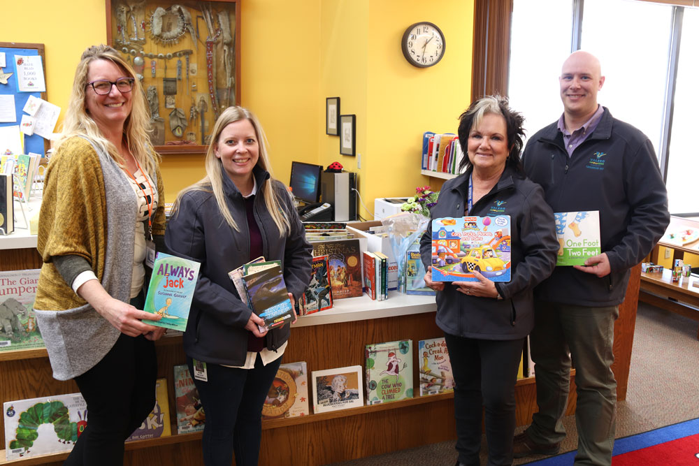 Valero teams up with Charles City Library to donate children’s books