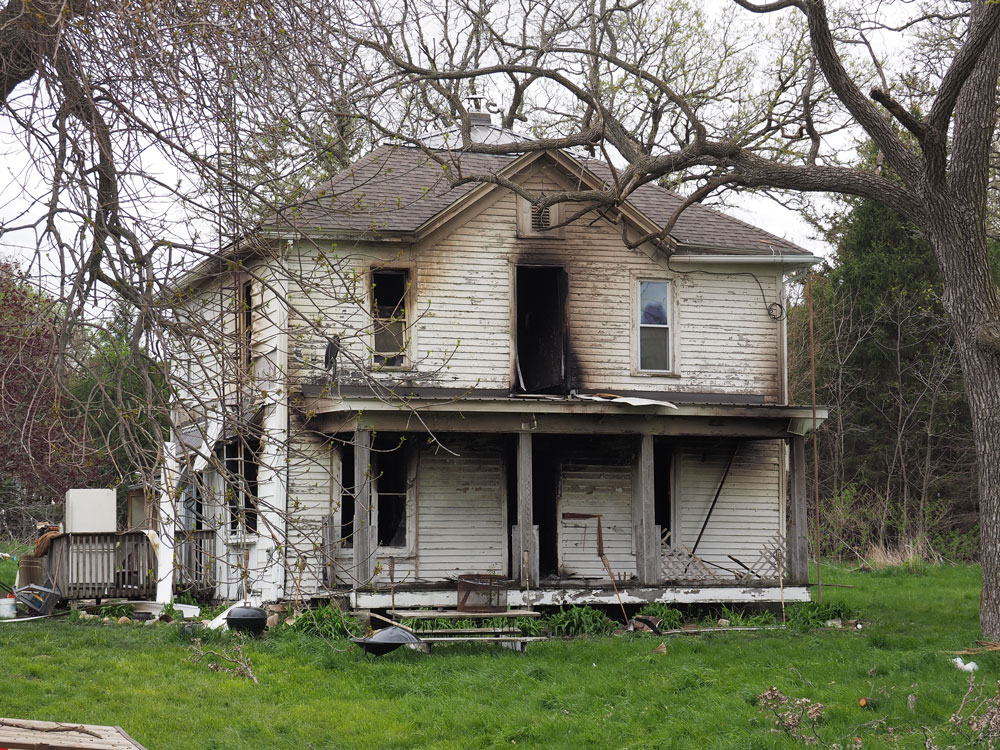 Fire destroys rural home Thursday afternoon