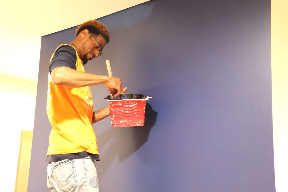 Charles City Public Library getting a new coat of paint