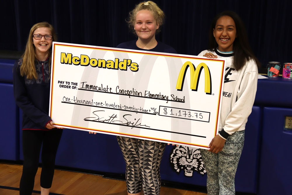 IC School and McSoifer Family McDonald’s team up to break fundraising record