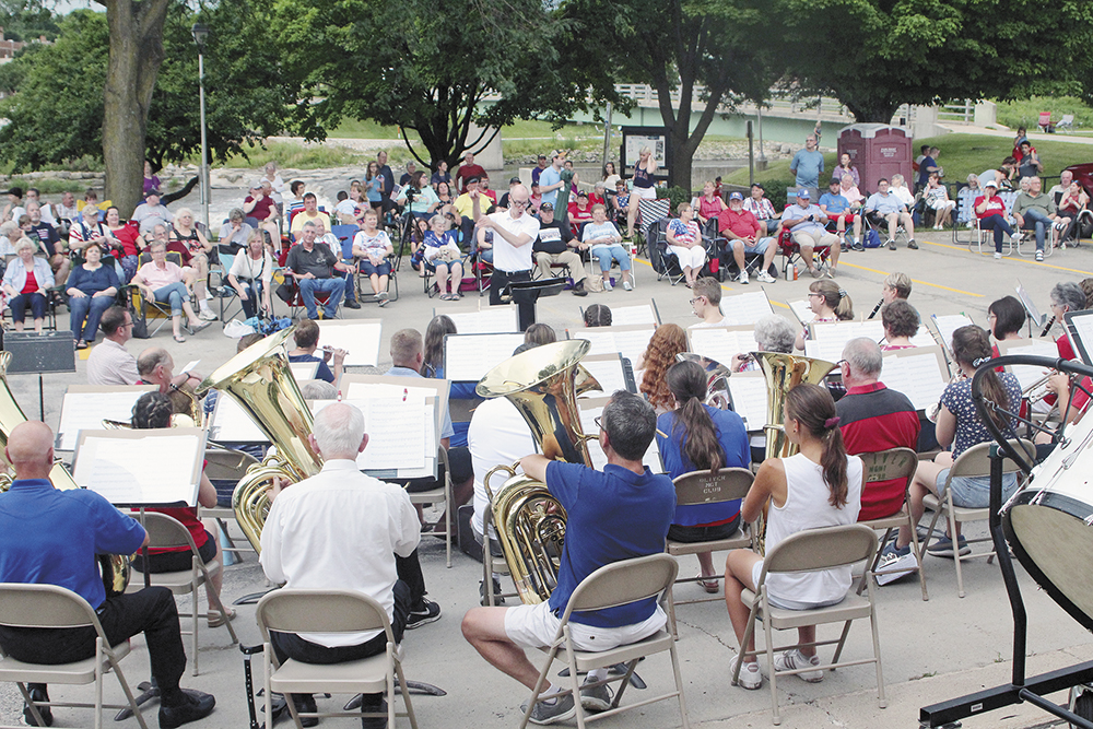 Municipal Band is observing its 40th anniversary this year; patriotic concert Sunday, July 4