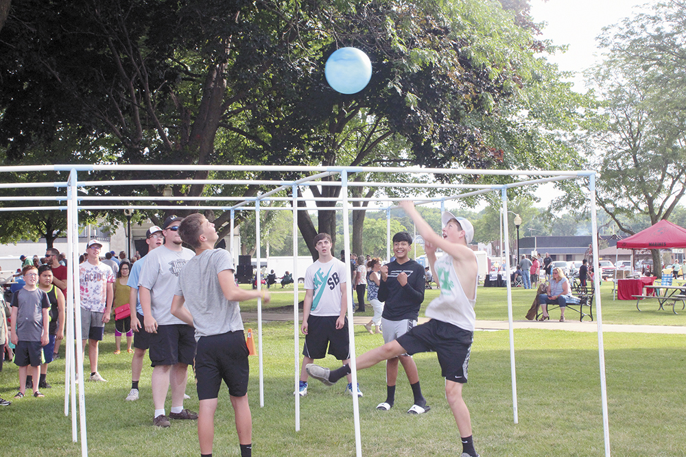 Tailgating Night, inflatable rides at next Charles City Party in the Park