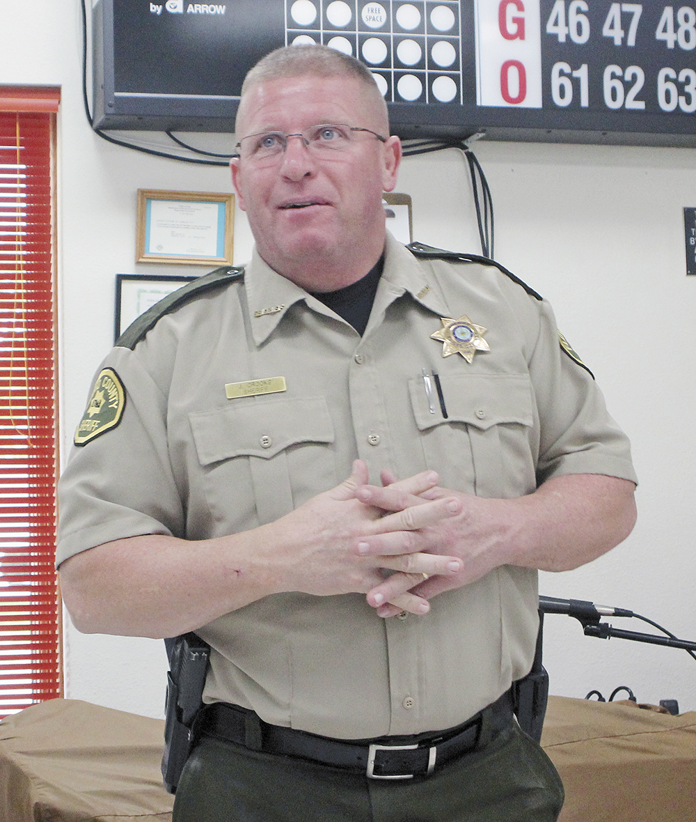 Sheriff discusses new jail project at Senior Center
