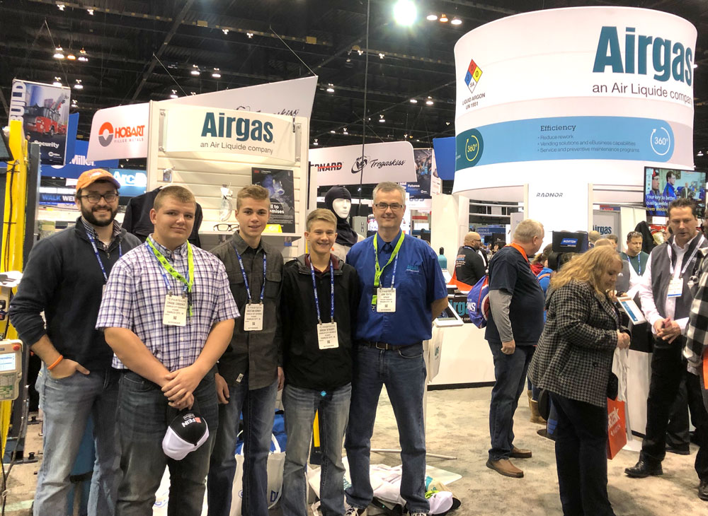 CCHS welding students attend expo; program receives $28,000 grant from Airgas