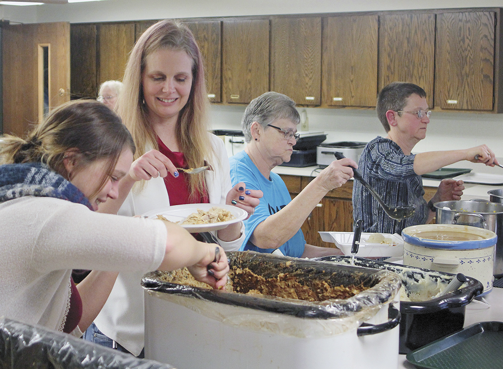 Thanksgiving feast shared with the community