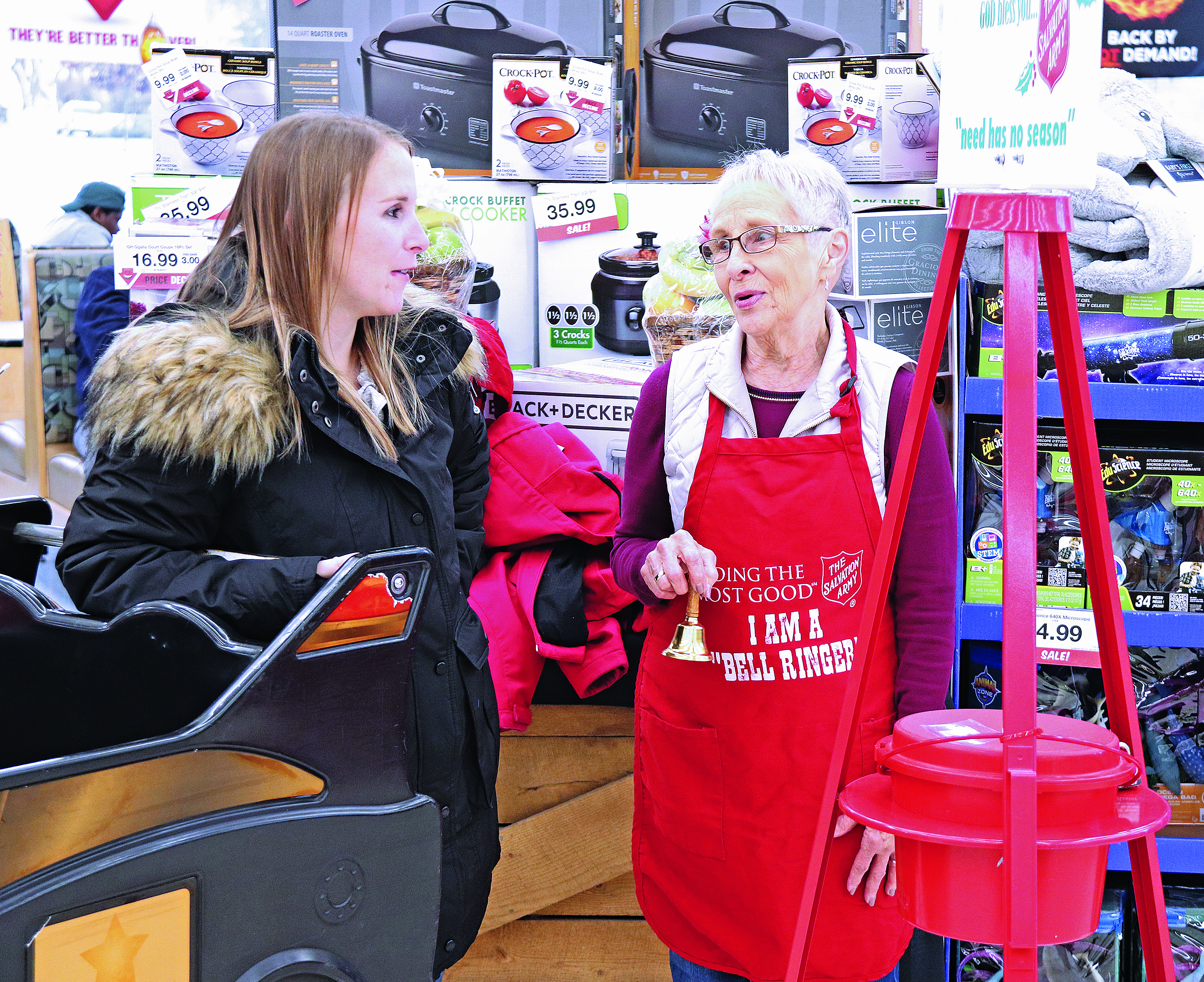 Salvation Army Red Kettle campaign eclipses $20,000 in Floyd County