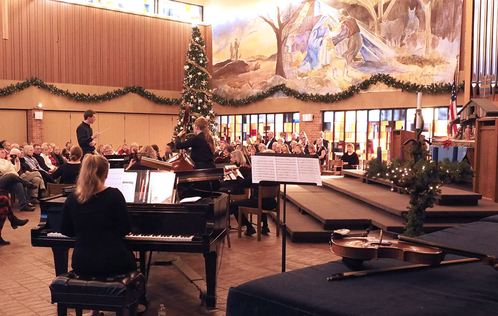 Singers and Community Chamber Orchestra combine again for winter concert