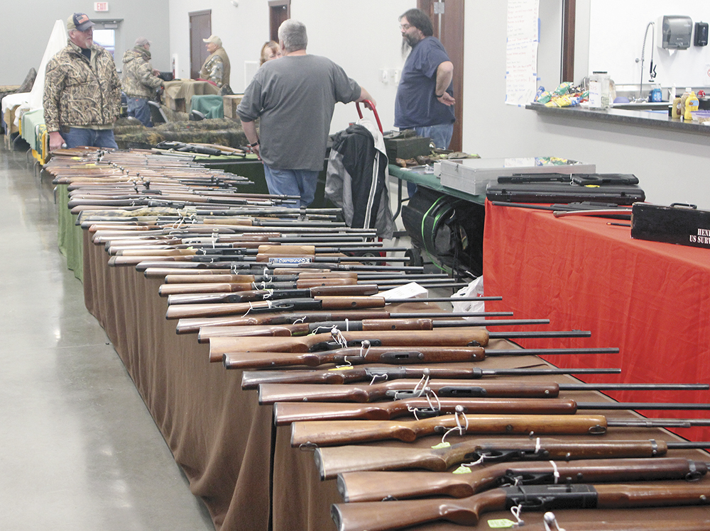 Hunters, collectors and gun enthusiasts attend show at fairgrounds