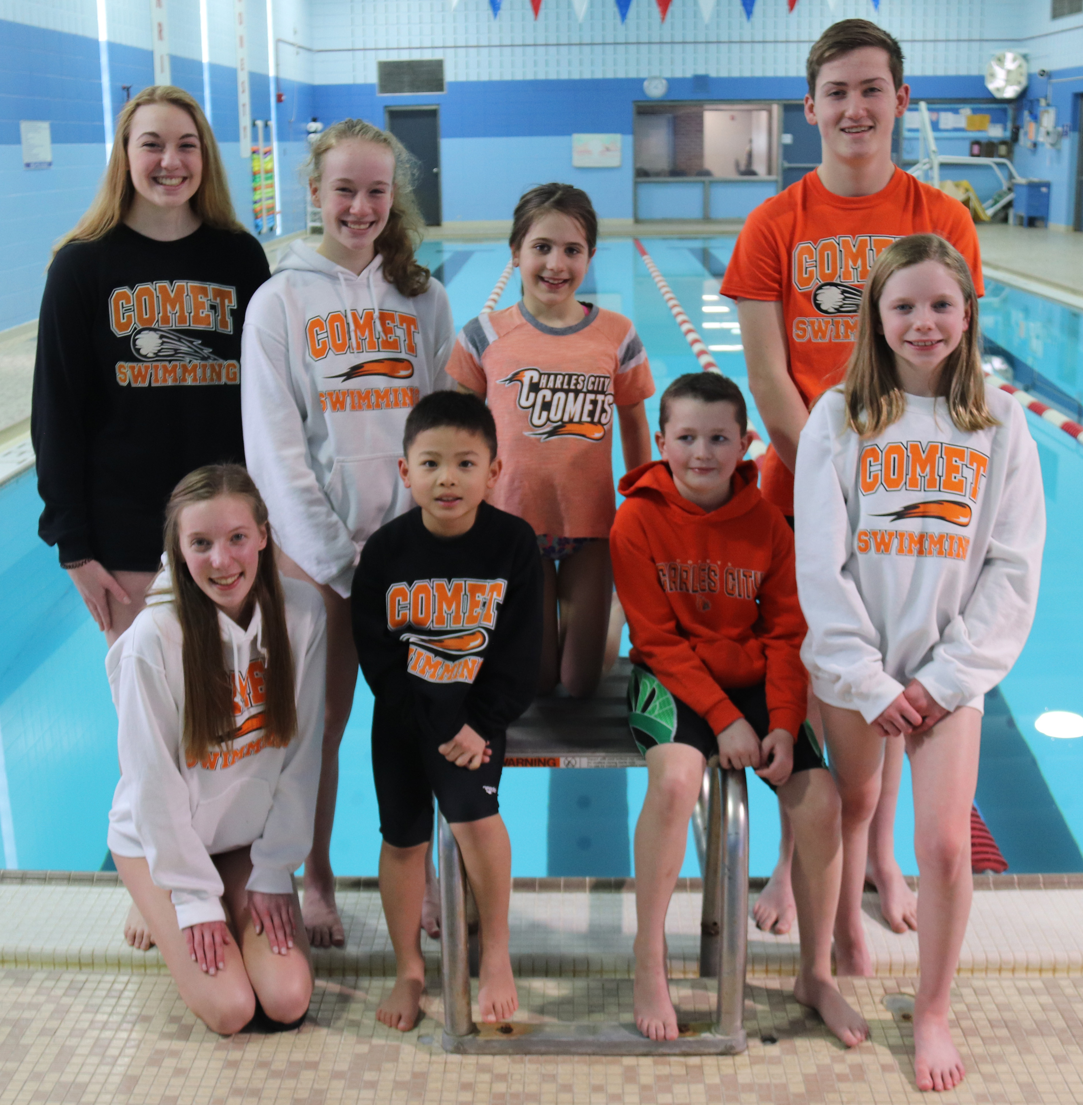 Charles City YMCA qualifies 10 for State Swim Meet