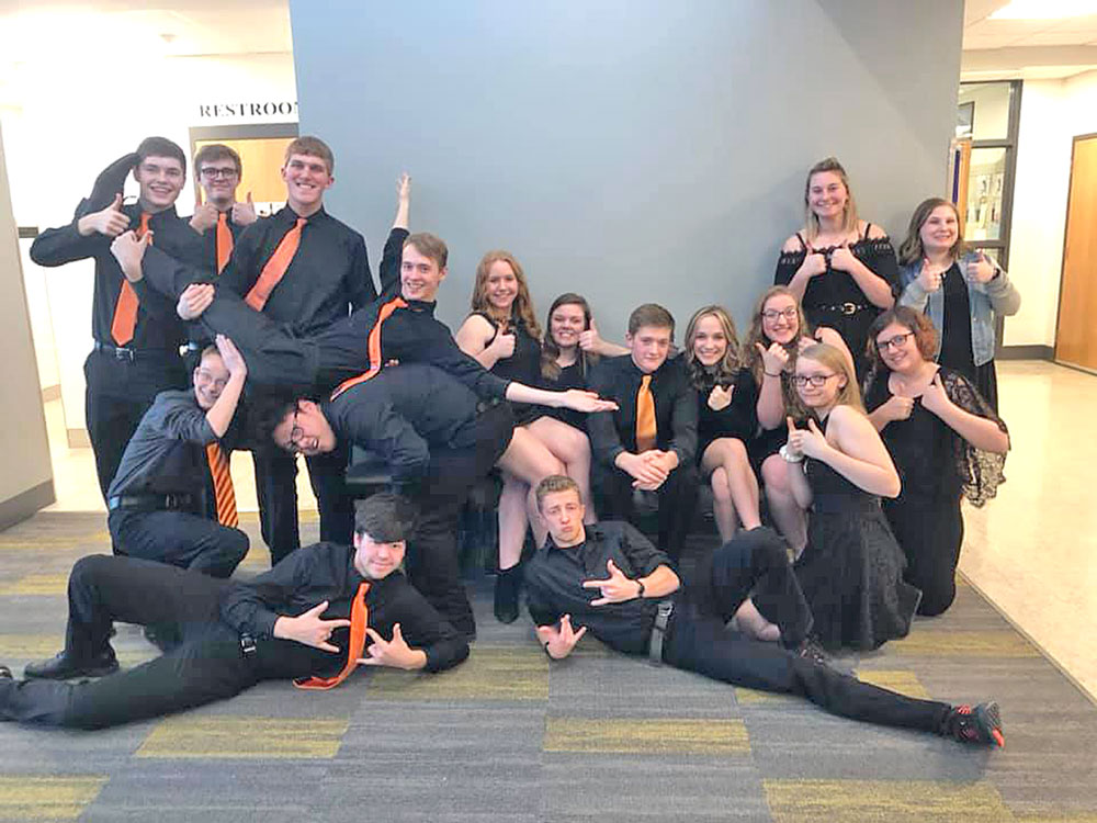 CCHS vocal jazz group Rhymes with Orange again takes top rating at state festival