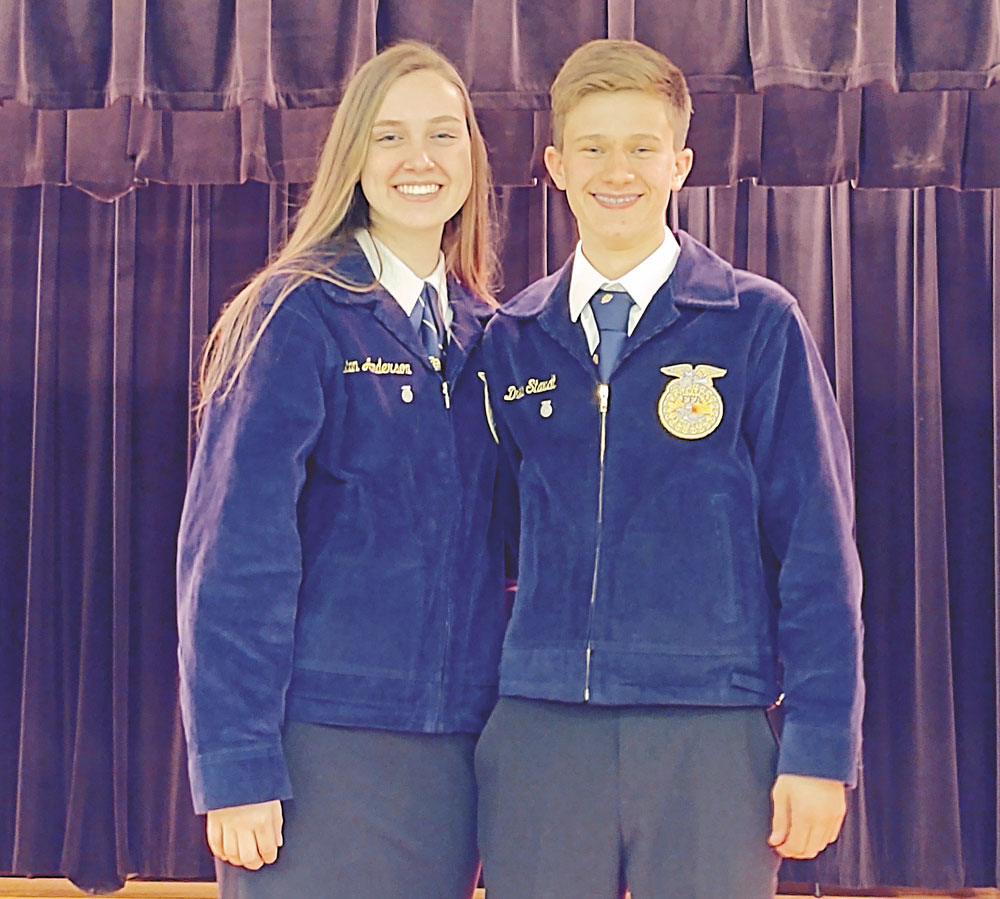 Charles City FFA students participate in district competition