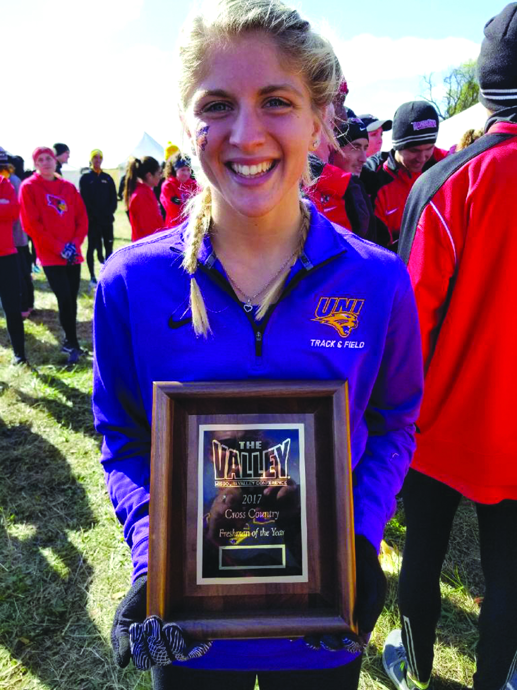 Canceled season a bump in the road for UNI runner and former Comet McKayla Cole