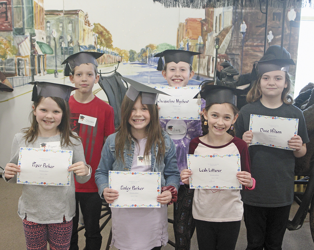 Kids Day participants earn graduation certificates