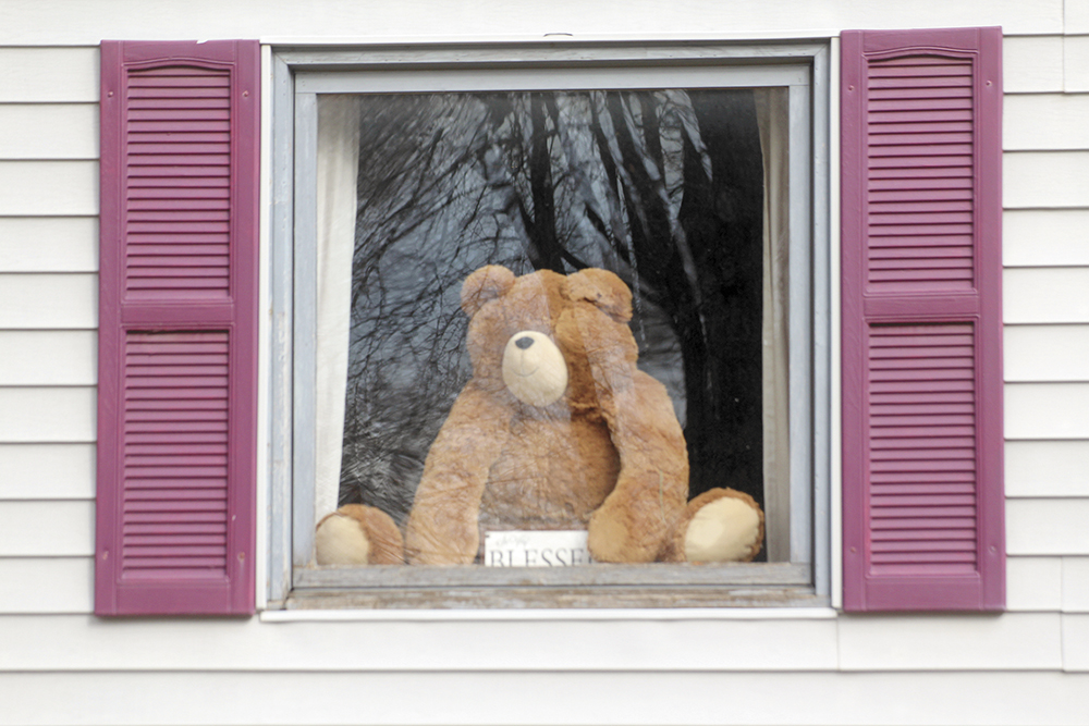 Charles City residents beat boredom with ‘bear hunt’