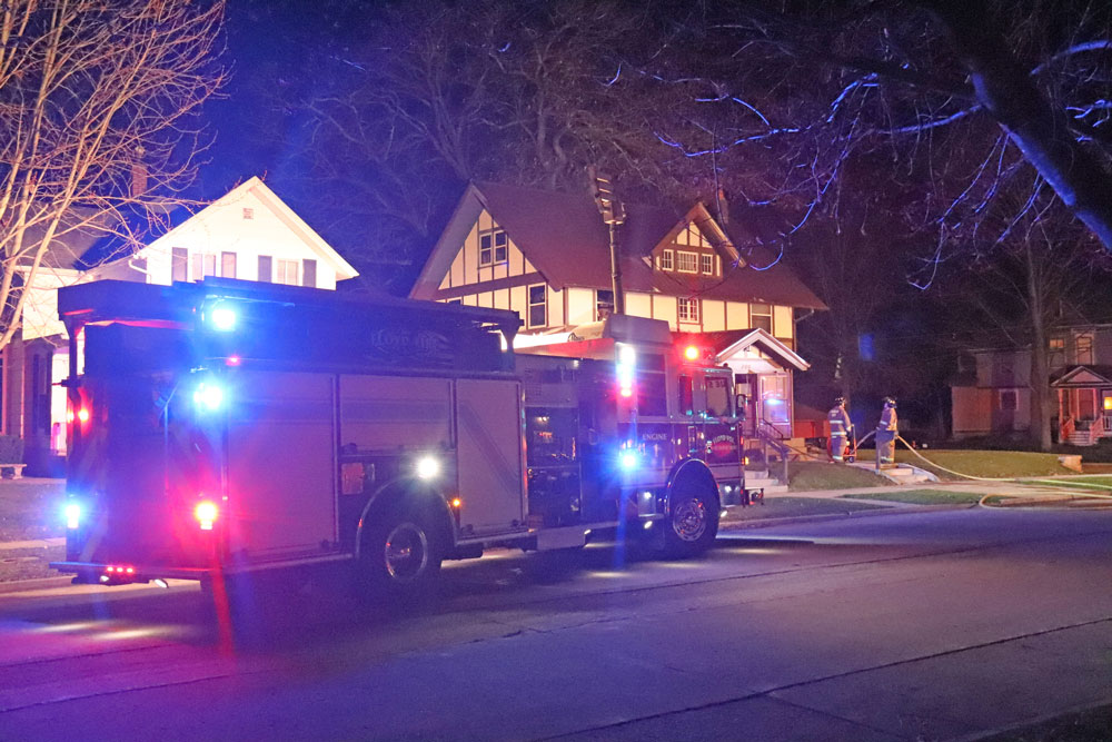 Firefighters respond to house fire Wednesday evening