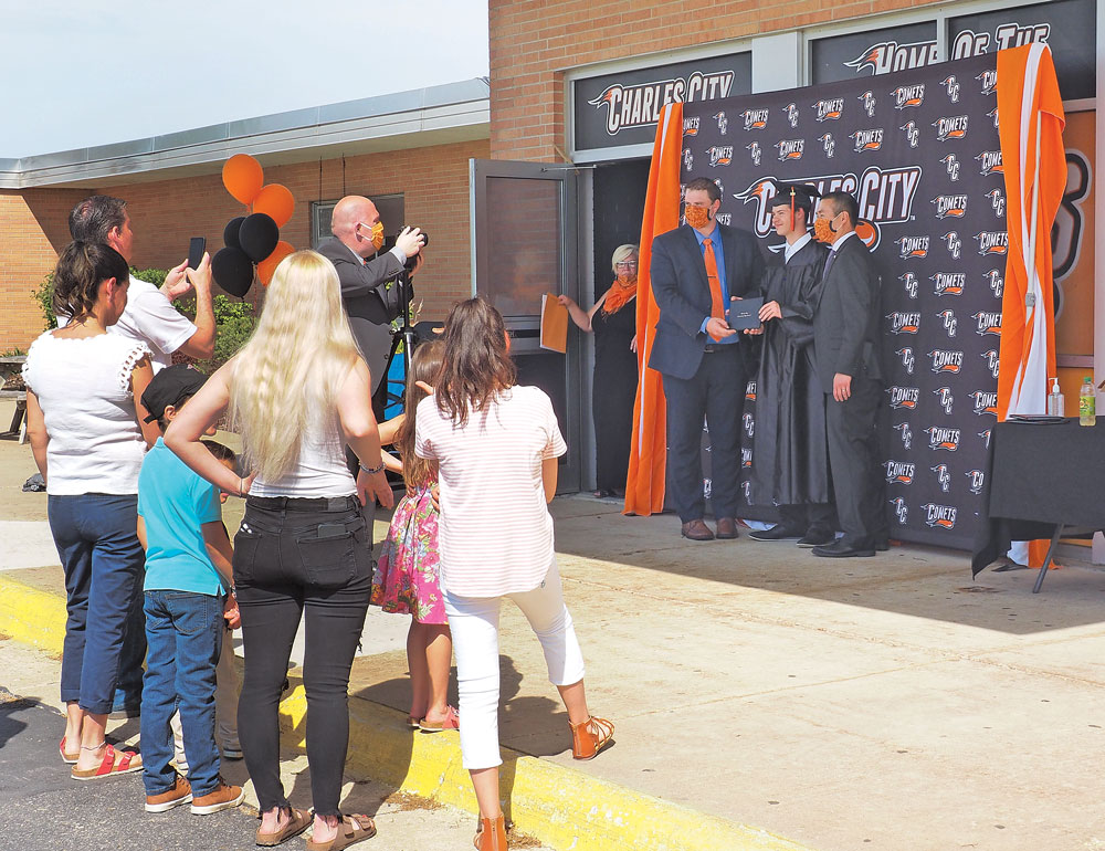Charles City school honors the Class of 2020 – one graduate at a time