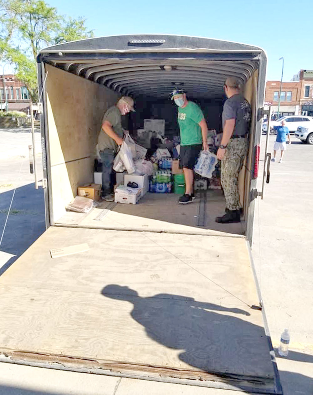 Charles City community sends trailer full of supplies to derecho victims; will do it again