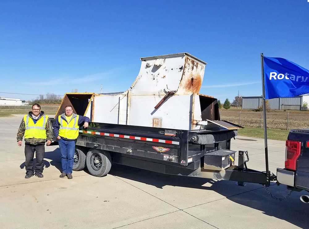 Rotary metal scrap drive a chance to clear out junk, support community projects
