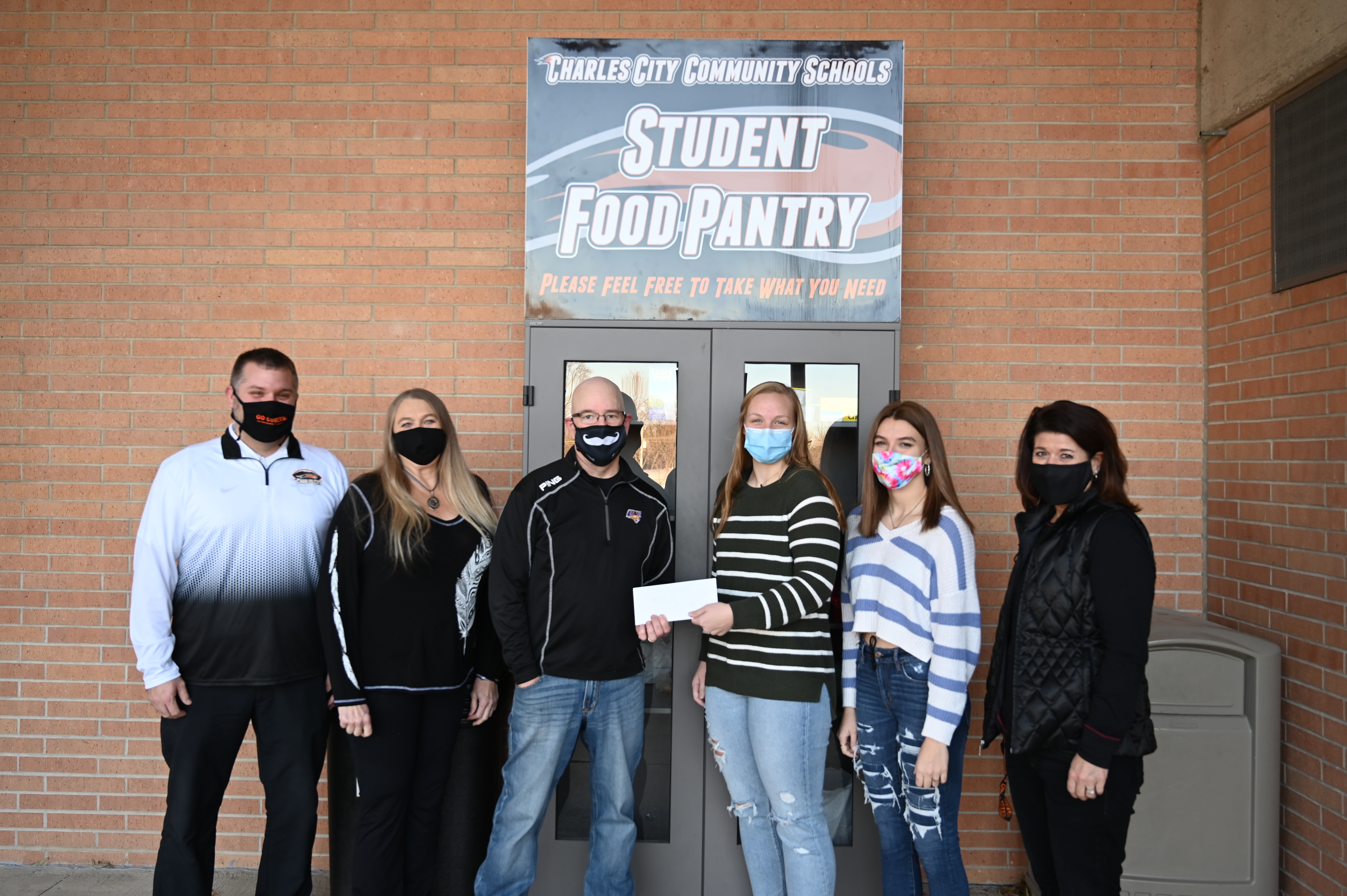 Charles City School food pantry receives grants