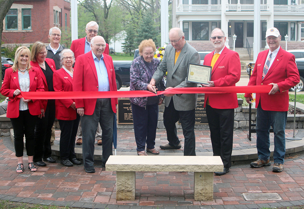 Lions celebrate 100 years in Charles City with ceremony