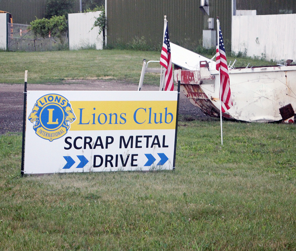Lions scrap metal drive running through June 26