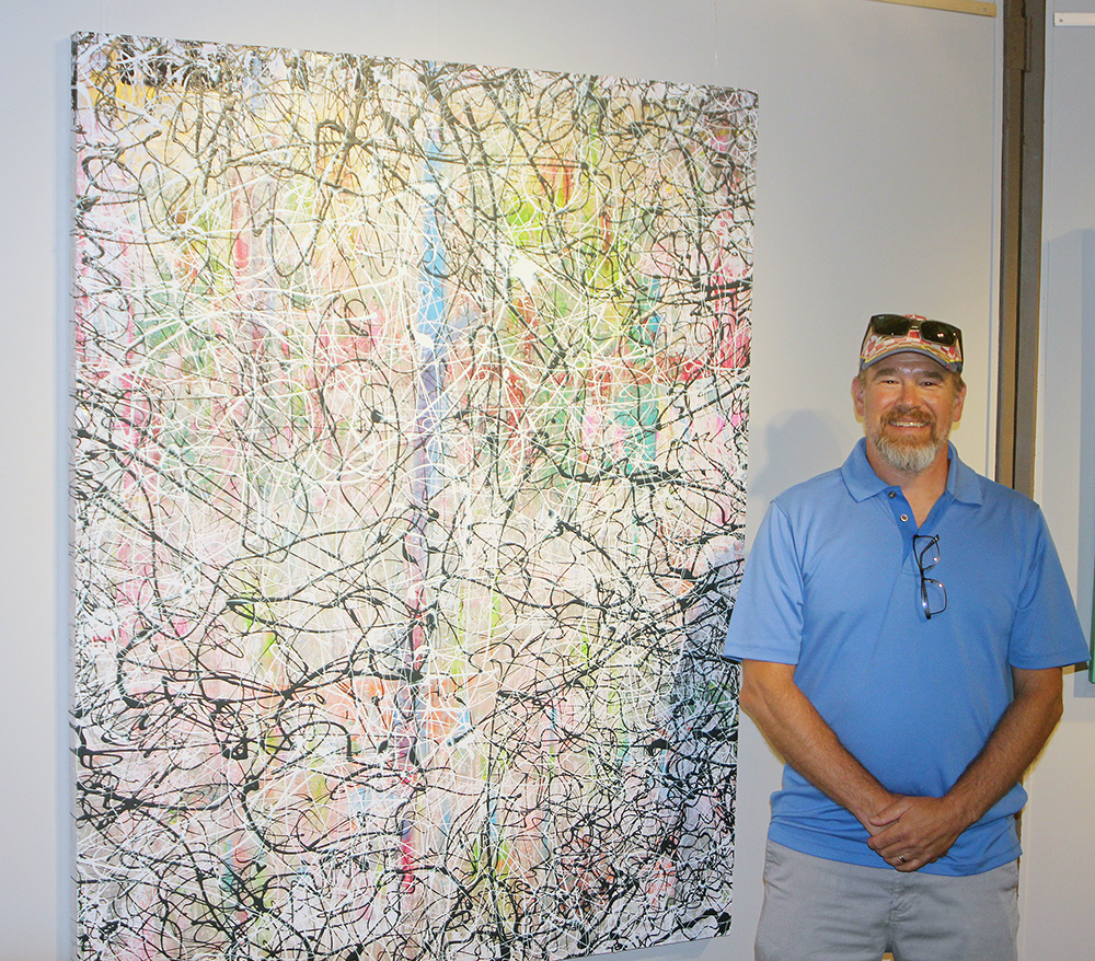 Abstract painter Provorse featured at CCAC Abstract painter Provorse featured at CCAC