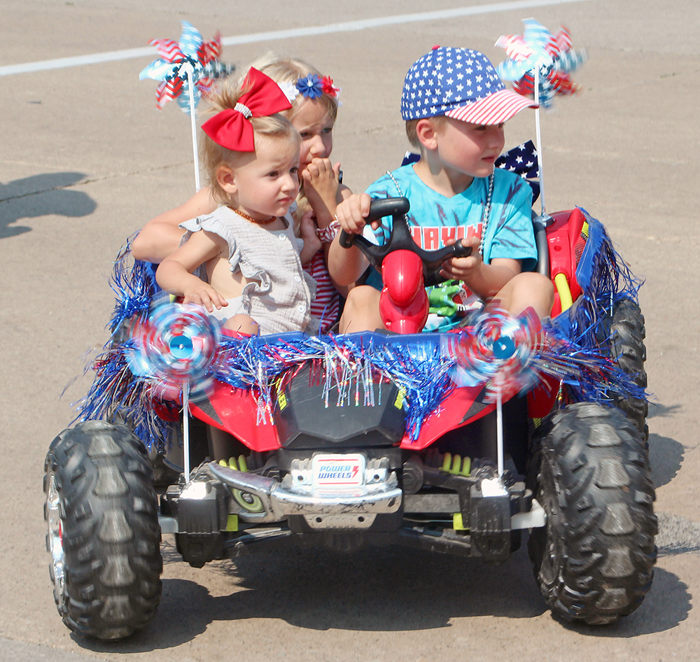 Kids enjoy their own parade during Charles City’s July 4th weekend