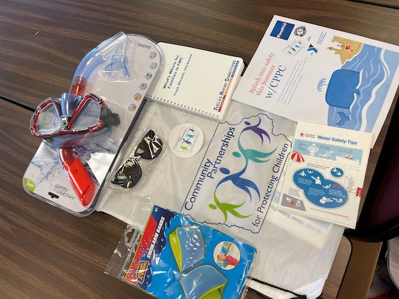 Water safety kits provided to Parks and Rec, YMCA