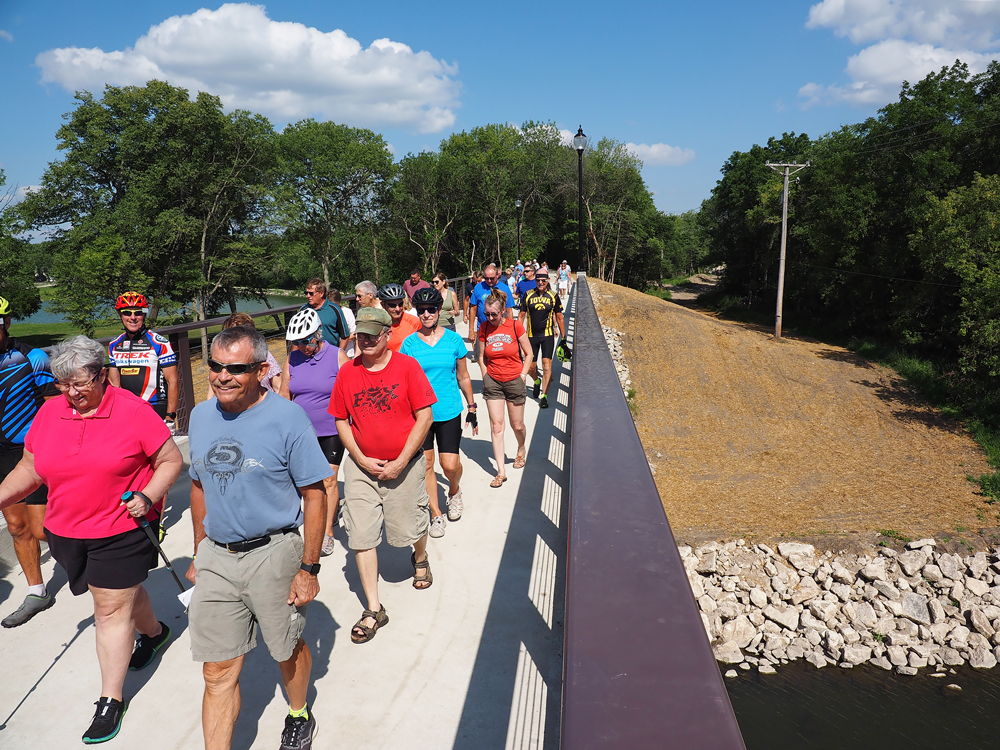 New Charles City trail bridge now officially open