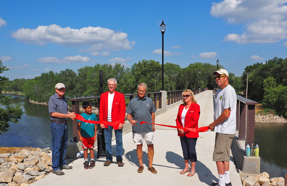 New Charles City trail bridge now officially open