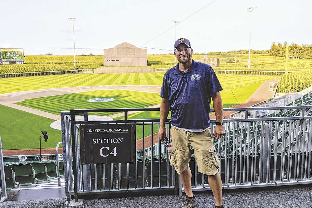 Nashua native lives out diamond dream; helped build Dyersville Major League park