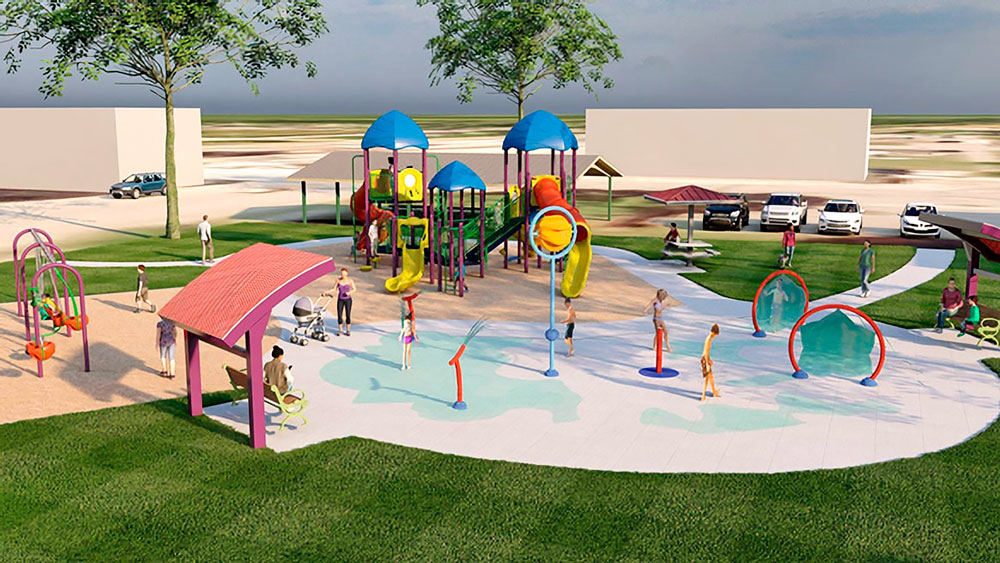 Donation nearly doubles tally for Rudd splash pad and playground project Donation nearly doubles tally for Rudd splash pad and playground project