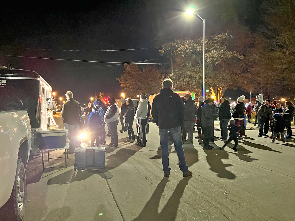Christmas displays in Central Park, fireworks off Main Street Bridge