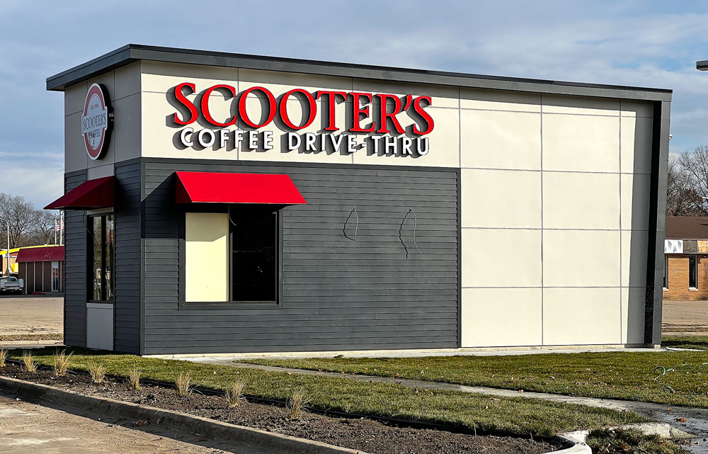 New Scooter’s Coffee almost ready to open
