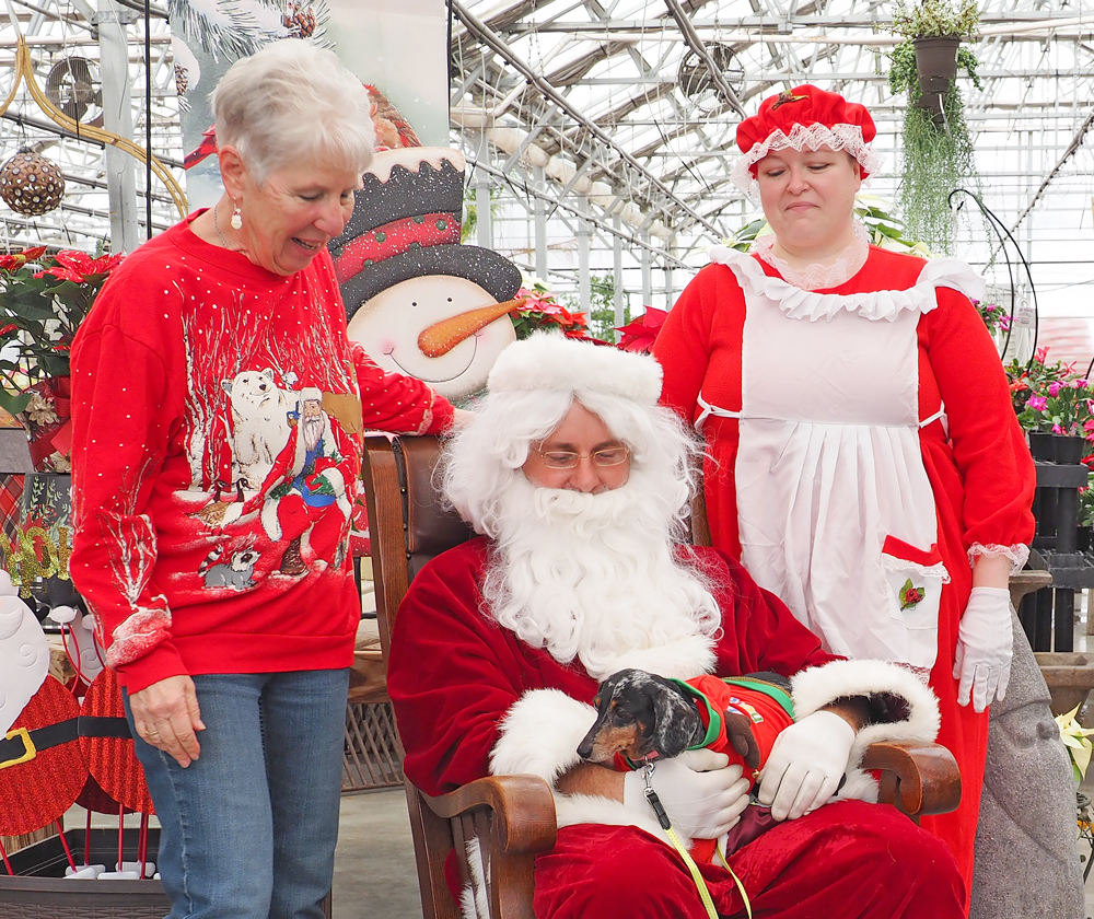 Pets pose with Santa, Mrs. Claus in PAWS fundraiser