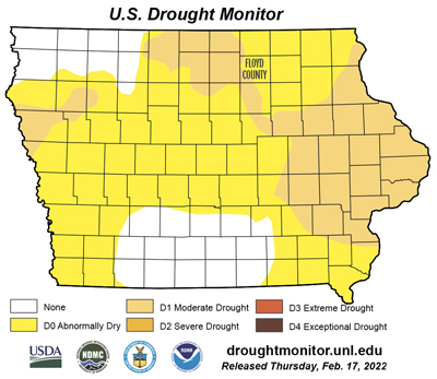 Charles City area is dry, but spring rain is more important than more snow