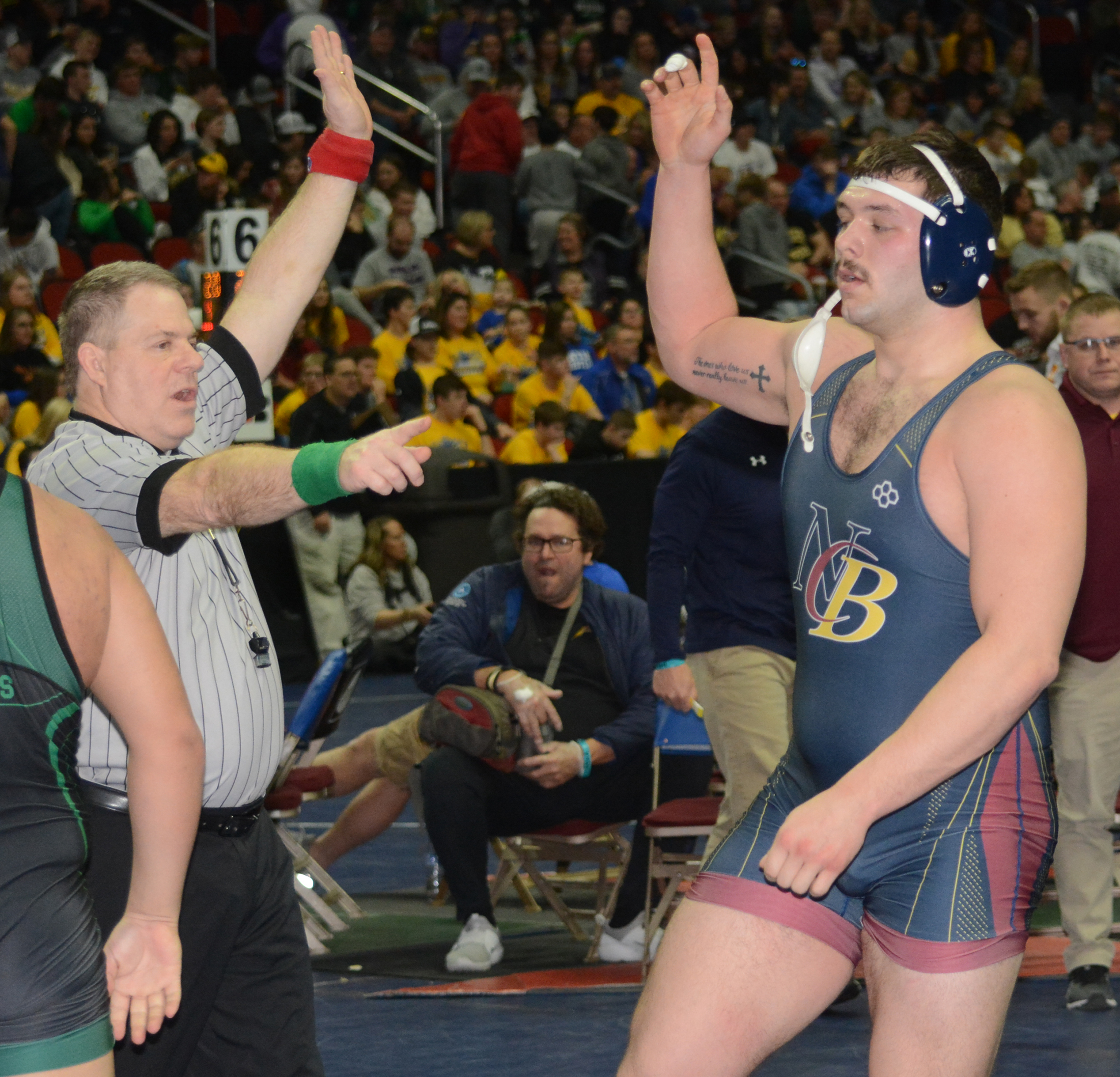 North Butler's Chet Buss wins third-straight state wrestling title