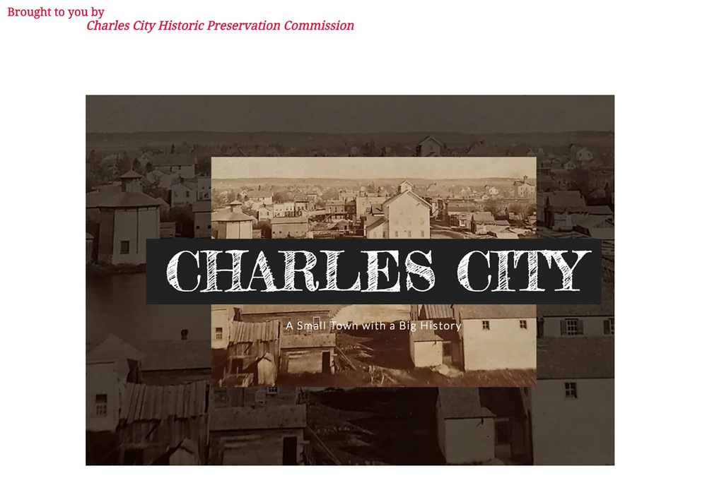 Charles City Historical Preservation Commission talks about new website Charles City Historical Preservation Commission talks about new website