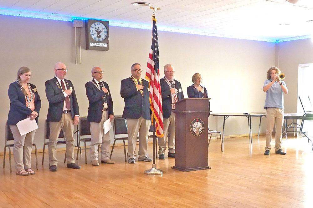 Elks Lodge leads Charles City ceremony for Flag Day