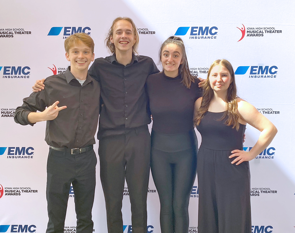 CCHS music and drama students perform at 2022 Iowa High School Musical Theater Awards Showcase