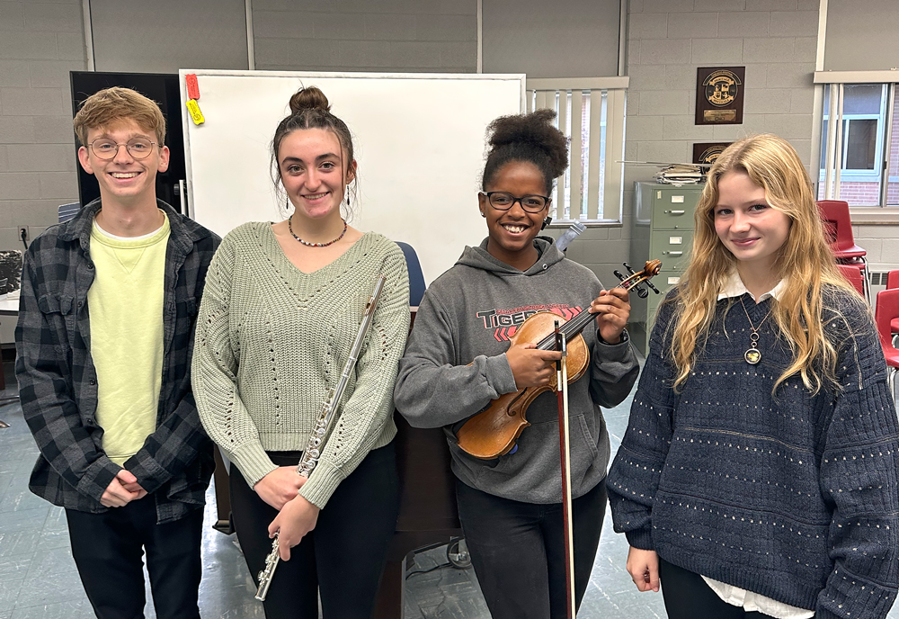 Four Charles City High School students selected for All-State Festival
