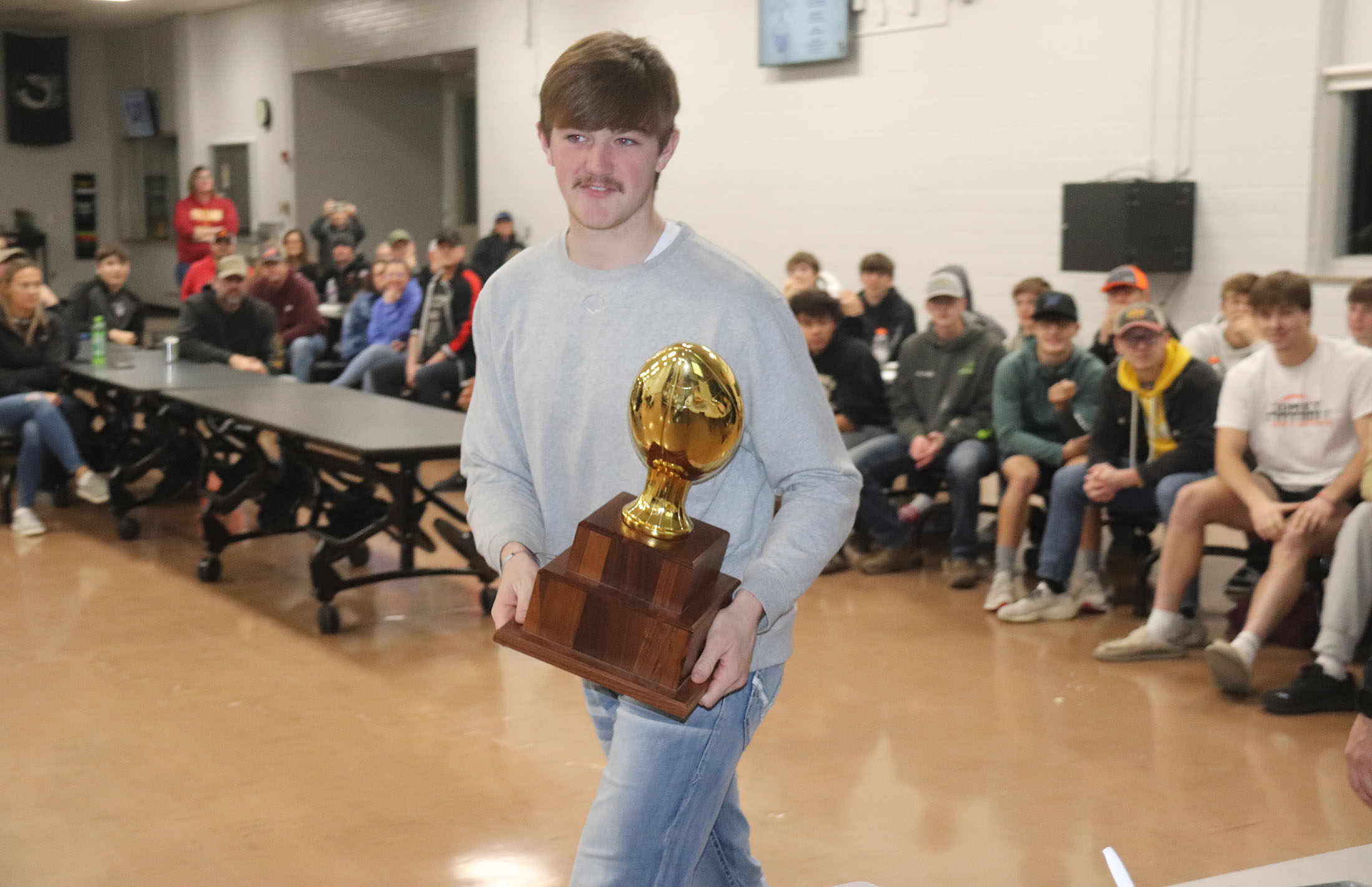 Comet football players feted at annual awards banquet
