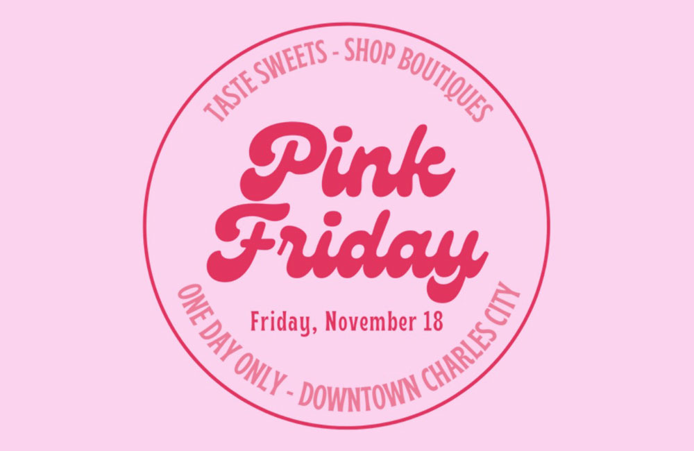 Pink Friday shopping event will highlight small businesses in Charles City