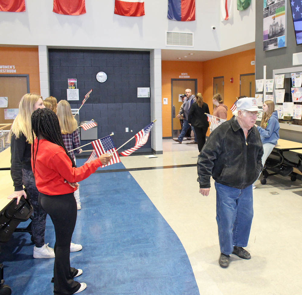 Charles City honors area veterans at Comet Gym Veterans Day program