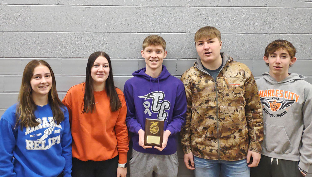 Charles City FFA students bring home awards from district events; many advance to state