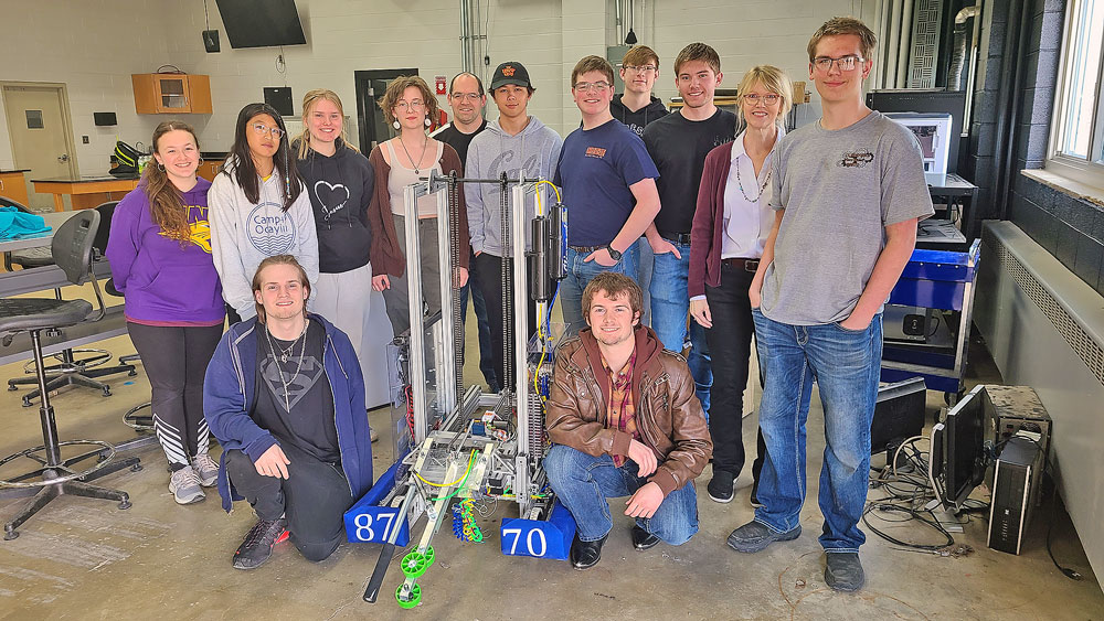 Charles City High School Robotics Team wraps up second competitive season