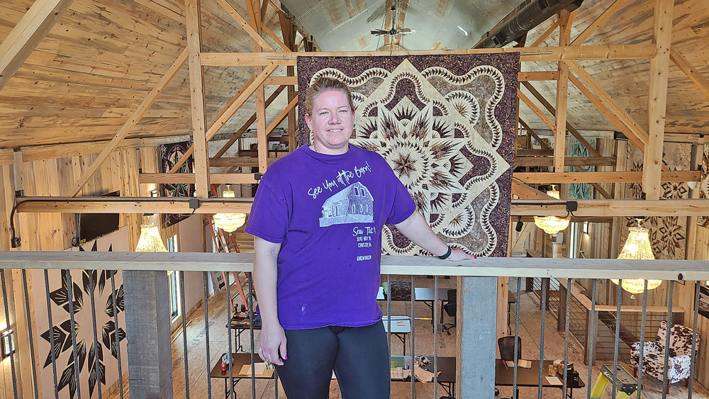 Blickenderfer rebuilds 118 year old barn to house quilting business
